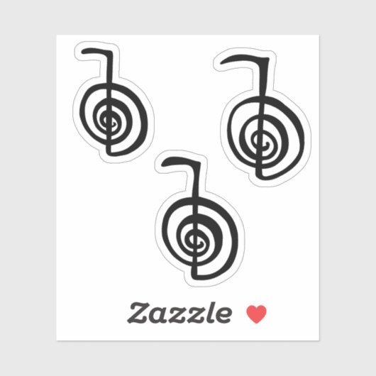 Reiki: Cho Ku Rei: het Power Symbol Sticker Pack (Vel)