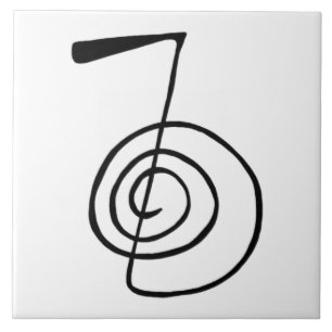 Reiki: Cho Ku Rei: Het vermogenssymbool Tegeltje