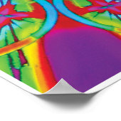 Reiki Cinetic Collage Kaleidoscope Poster (Coin)