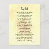 Reiki Connection Poem Art Briefkaart (Voorkant)