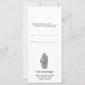 Reiki Energy Healer Cadeaubon (Achterkant)