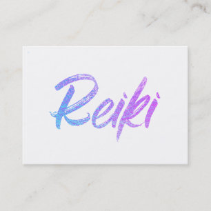 *~* Reiki Energy Healer Practitioner of Master Visitekaartje