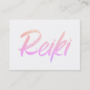 *~* Reiki Energy Healing Practitioner of Master Visitekaartje