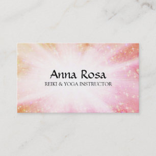 *~* Reiki Energy Healing Rays Bursts Sparkles Visitekaartje