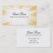 *~* Reiki Energy Healing Sparkle Rays Visitekaartje (Voorkant / Achterkant)