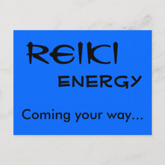 Reiki Energy, kom op je weg... Briefkaart