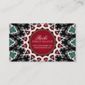 Reiki Energy Yin Yang Balance Carte de visite (Dos)