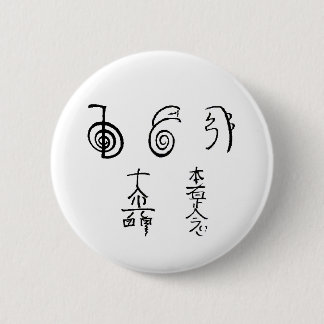 Reiki for Life Ronde Button 5,7 Cm
