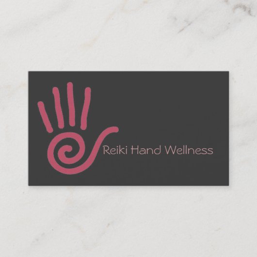 Reiki Handhand Visitekaartje (Voorkant)