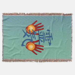 REIKI Hands Energy + uw achtergrond Deken