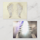 Reiki Healer Psychisch Boho Visitekaartjes (Voorkant / Achterkant)