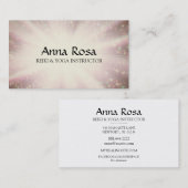 ** Reiki Healer Ray Energy Healing Sparkles Visitekaartje (Voorkant / Achterkant)