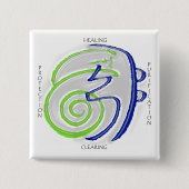 Reiki Healing Button (Voorkant)