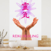 Reiki Healing Poster (Keuken)