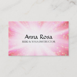 ** Reiki Healing Ray Energie Healing Sparkles Visitekaartje