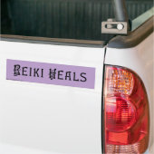 REIKI HEALS bumper Bumpersticker (Op Truck)