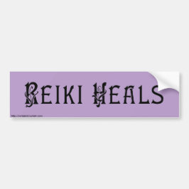 REIKI HEALS bumper Bumpersticker