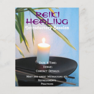 Reiki holistische gezondheid en welzijn A5 folder Flyer