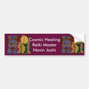 REIKI hoofdverwarmingssymbolen Bumpersticker