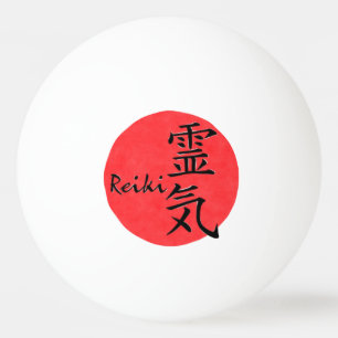 Reiki-kalligrafie en Word 1 Pingpongballen