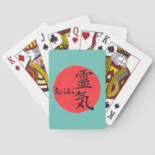 Reiki-kalligrafie en Word 1 Pokerkaarten
