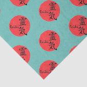 Reiki-kalligrafie en Word 1 Tissuepapier (Detail)