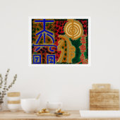 REIKI Karuna Healing Master's Symbolen Poster (Keuken)