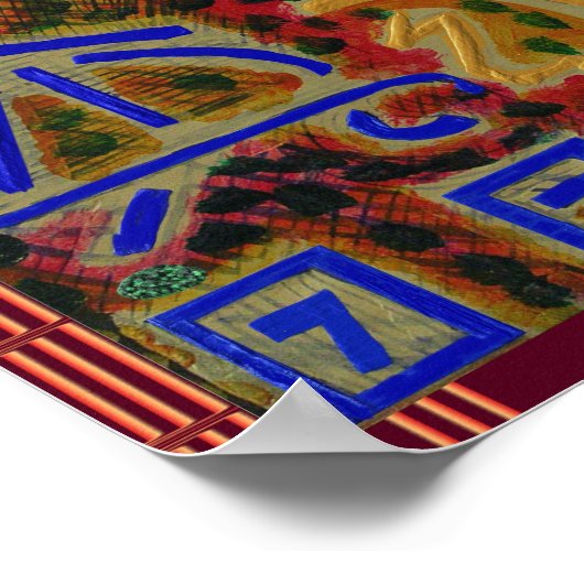 REIKI Karuna Healing Master's Symbolen Poster (Hoek)