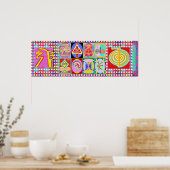 REIKI Karuna Healing Master's Symbolen Poster (Keuken)