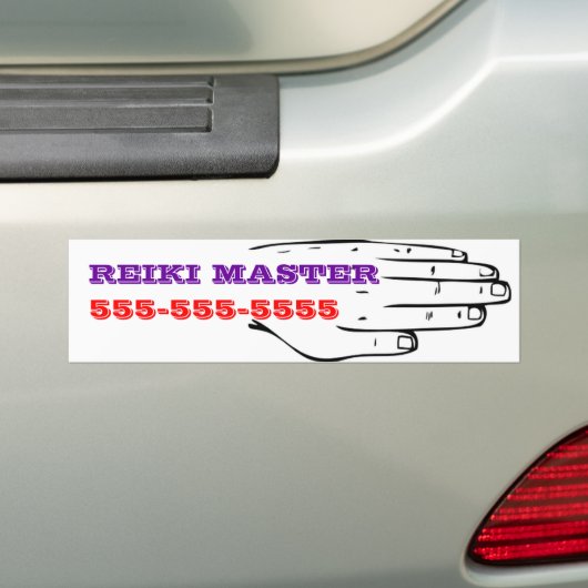 Reiki Master Bumpersticker (Op auto)