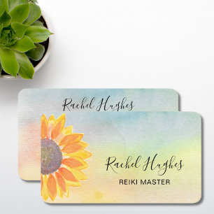 Reiki Master Colorful Visitekaartje