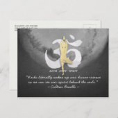 Reiki Master en Yoga Mediation Instructor Quotes Briefkaart (Voorkant / Achterkant)