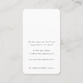 Reiki Master Hamsa Hand Evil Eye Yoga Therapist Visitekaartje (Achterkant)