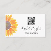 Reiki Master QR-code Visitekaartje (Voorkant)