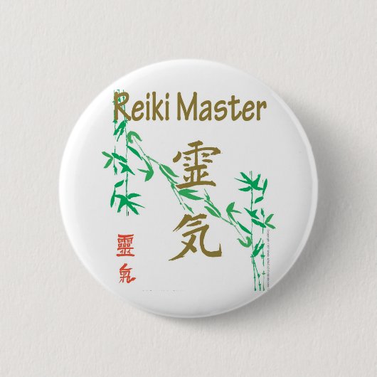 Reiki Master Ronde Button 5,7 Cm (Voorkant)