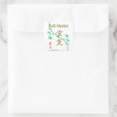 Reiki Master Vierkante Sticker (Tas)
