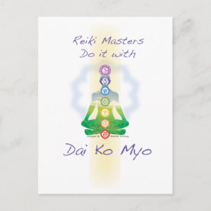 Reiki Masters doen het met Dai Ko Myo Briefkaart