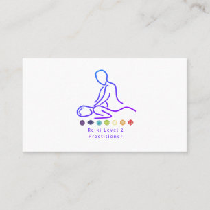 Reiki Niveau 2 Praktijkoverzicht Wit Visitekaartje