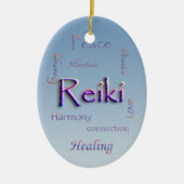 Reiki Oval Ornament (Voorkant)
