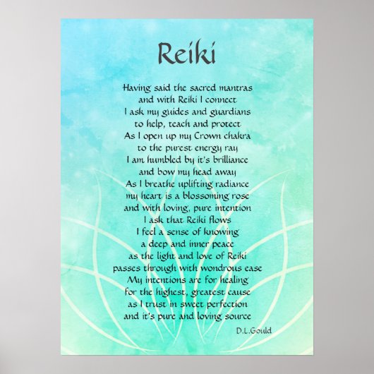 Reiki Poster (Voorkant)