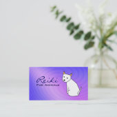 Reiki pour des cartes de visite d'animaux (Debout devant)