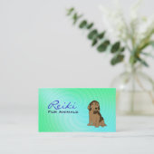 Reiki pour des cartes de visite d'animaux (Debout devant)