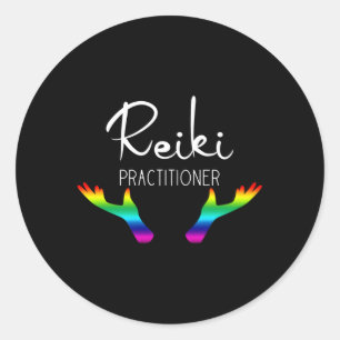 Reiki Practitioner Holistische Energie Healing Ronde Sticker