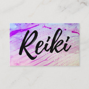 *~* Reiki Practitioner Reiki Master Teacher Healer Visitekaartje