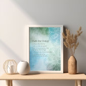 Reiki Prayer - 5 Poster Dagelijkse Beginselen