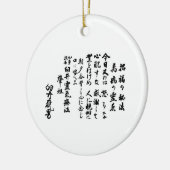 Reiki Preepts Keramisch Ornament (Links)