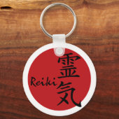 Reiki - rood sleutelhanger (Voorkant)