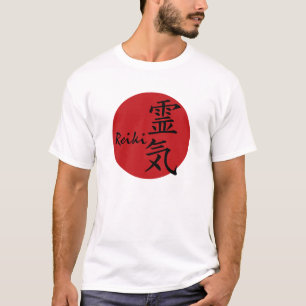 Reiki - rood t-shirt