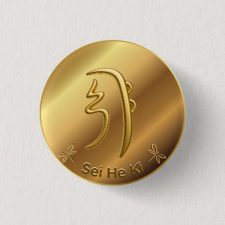 Reiki Símbolo segundo nivel Seiheki Ronde Button 3,2 Cm