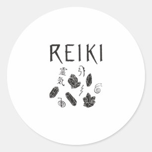 Reiki symbolen  Esoteric Awareness Cadeaus Ronde Sticker